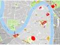 Mappa di Verona: cosa vedere a Verona in un giorno. Mostra il centro storico, l'Arena, Castelvecchio, il fiume Adige e i principali monumenti.
