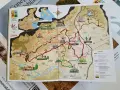 Mappa della Strada del Prosecco, con percorsi, città e attrazioni turistiche.