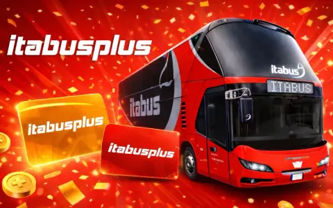 Bus Itabus rosso a due piani, ideale per il tuo viaggio da Treviso a Padova. Offerte speciali e convenienza.