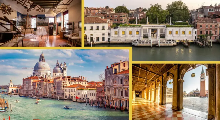 Scopri le mostre da vedere a Venezia: modelli leonardeschi, la Basilica di Santa Maria della Salute e Piazza San Marco.